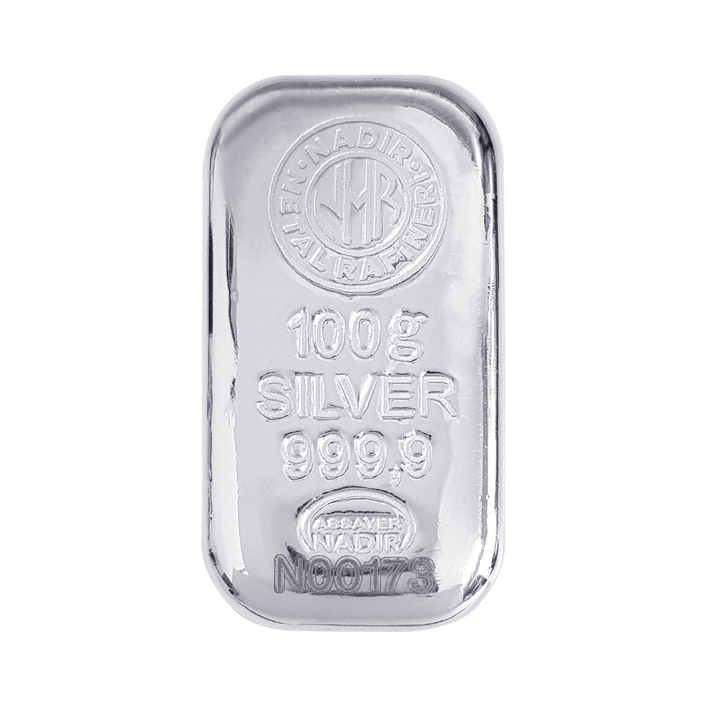100 Gr Gümüş Külçe